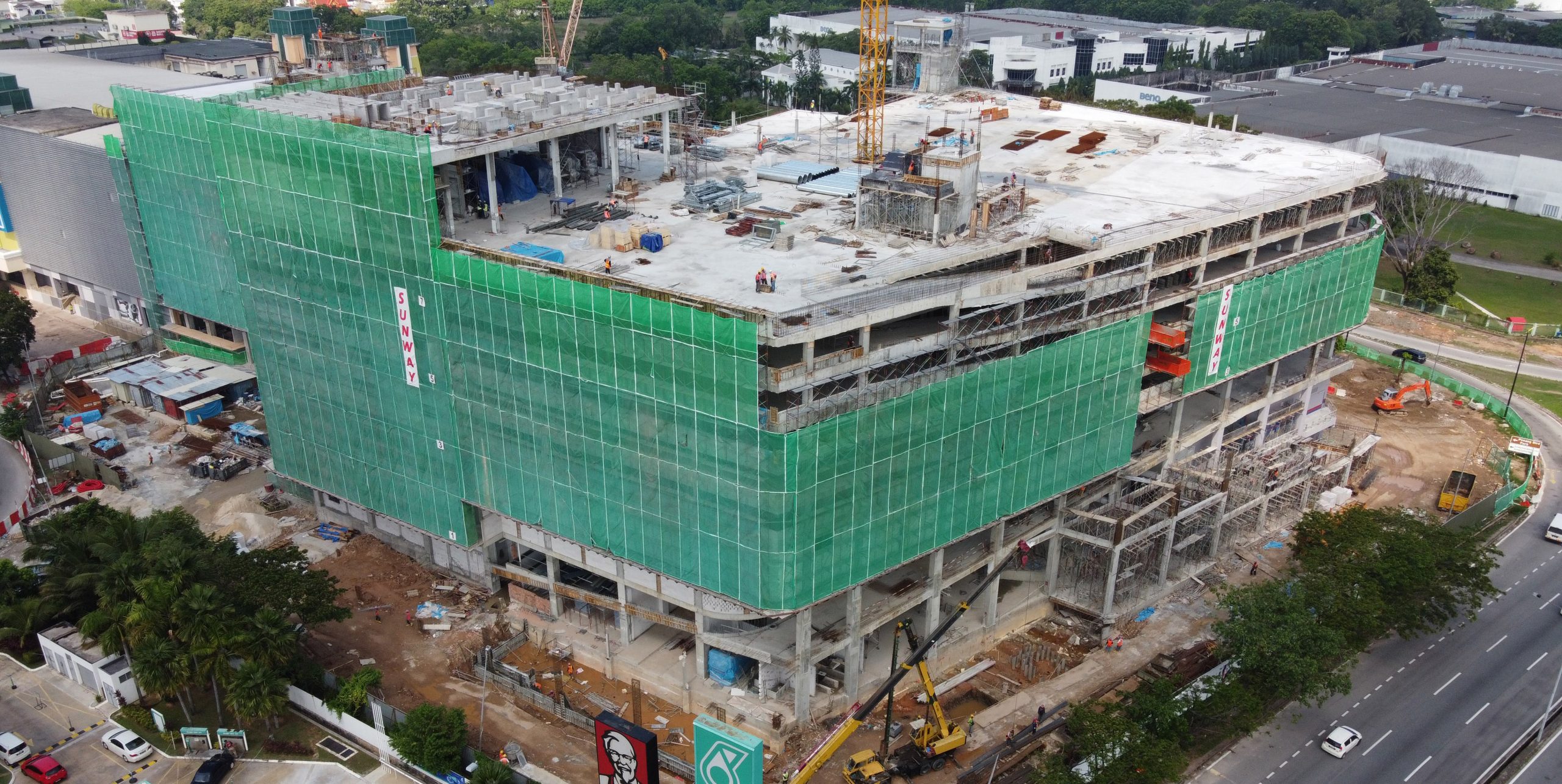 Sunway Carnival Mall Extension Penang Sunway Construction